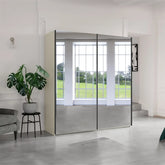 Wiemann Oxford 150cm Full Mirror Sliding Wardrobe - Pendle Village Furniture